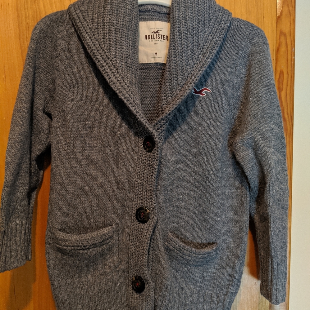 Hollister wool cardigan sweater